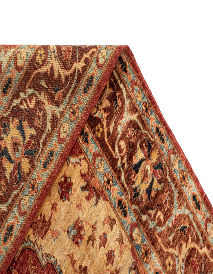 Detail image of  6' 2 x 8' 6 Ziegler Wool Rug