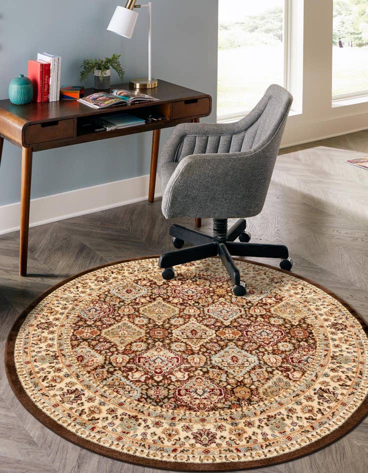 Detail image of  7' 10 x 7' 10 Aditi Round Rug