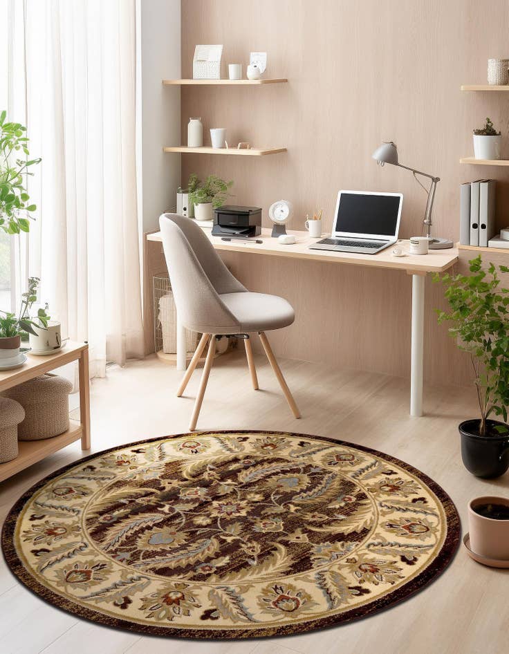 Detail image of  7' 10 x 7' 10 Aditi Round Rug