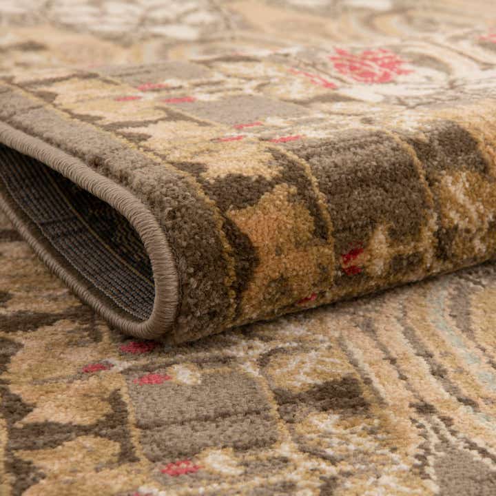 Brown 7' 10 x 7' 10 Chelsea Round Rug | Rugs.com