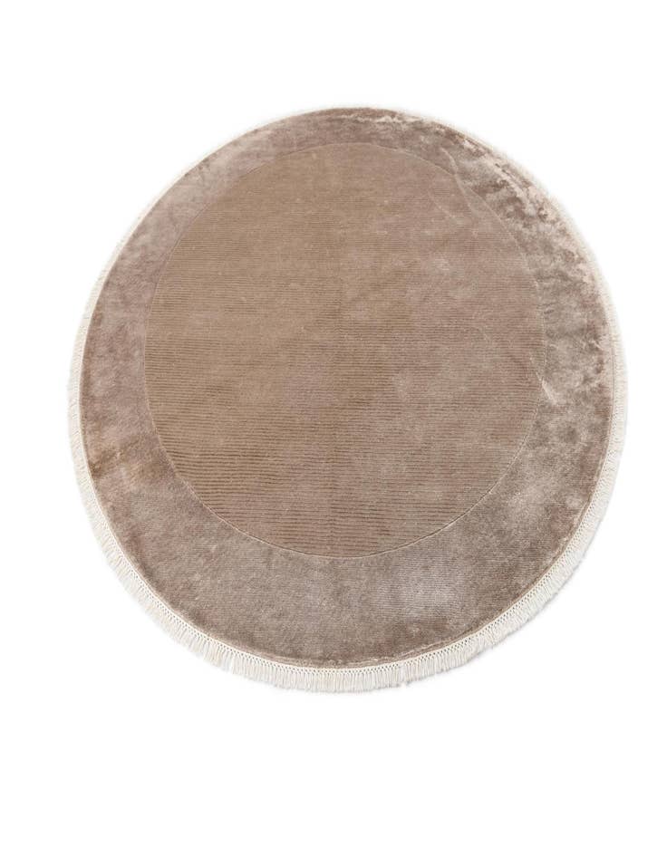 Detail image of  6' 6 x 6' 6  Hand Knotted Darya Wool Round Rug