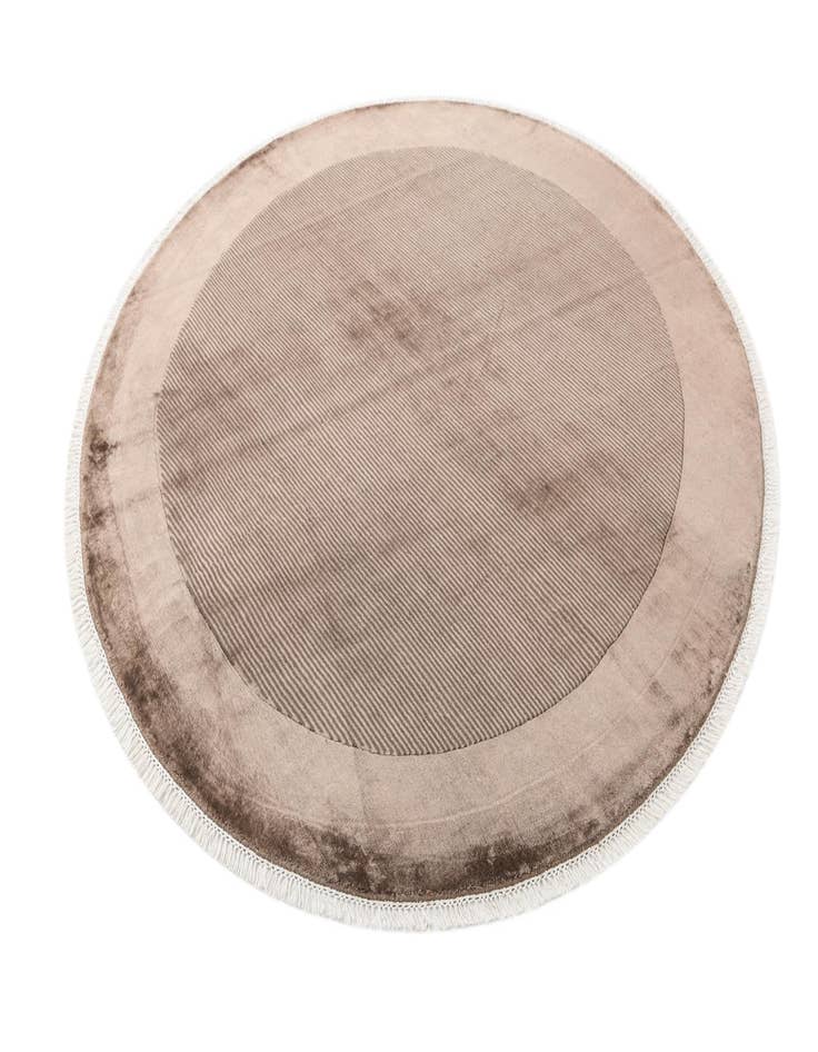 Detail image of  6' 5 x 6' 5  Hand Knotted Darya Wool Round Rug