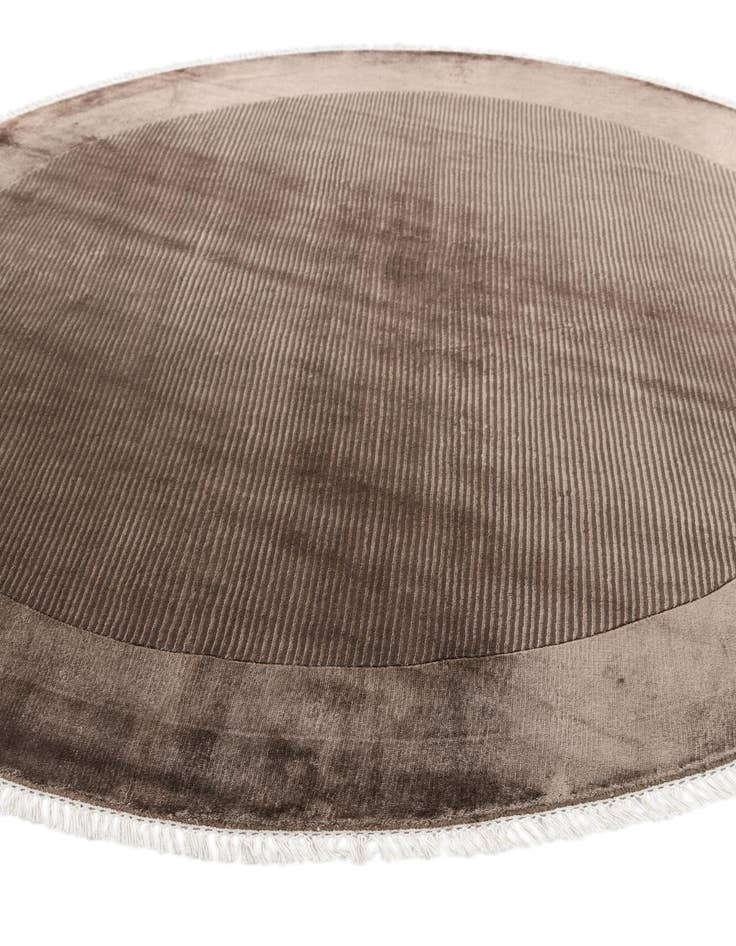 Detail image of  6' 5 x 6' 5  Hand Knotted Darya Wool Round Rug