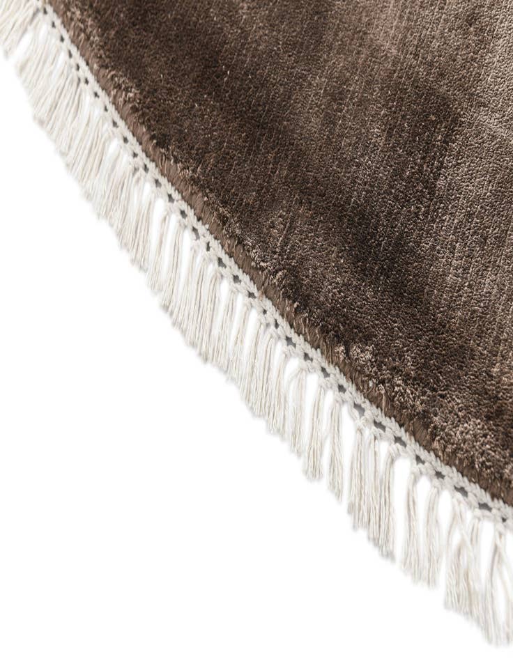 Detail image of  6' 5 x 6' 5  Hand Knotted Darya Wool Round Rug