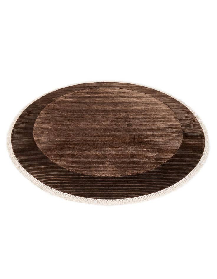 Detail image of  6' 7 x 6' 7  Hand Knotted Darya Wool Round Rug