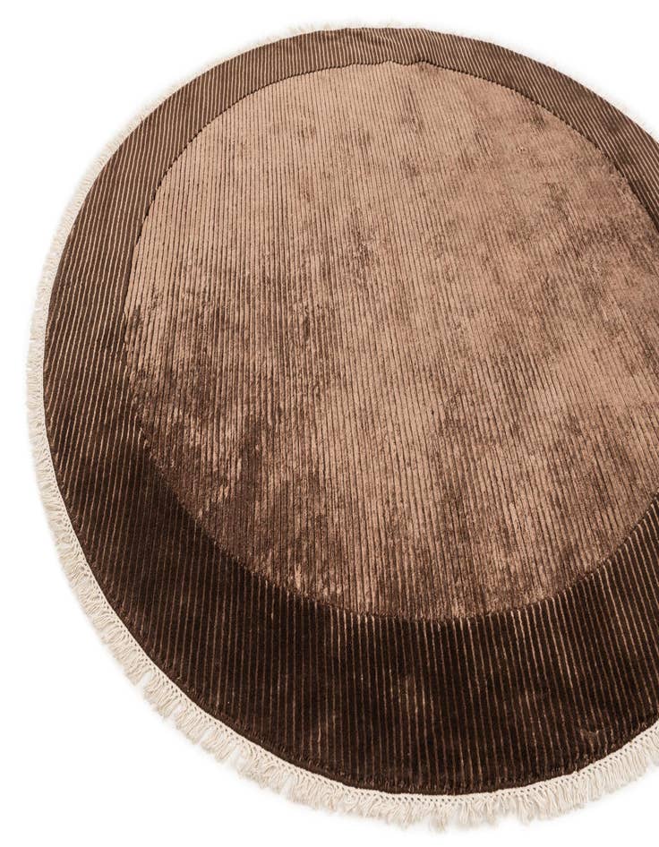 Detail image of  6' 7 x 6' 7  Hand Knotted Darya Wool Round Rug
