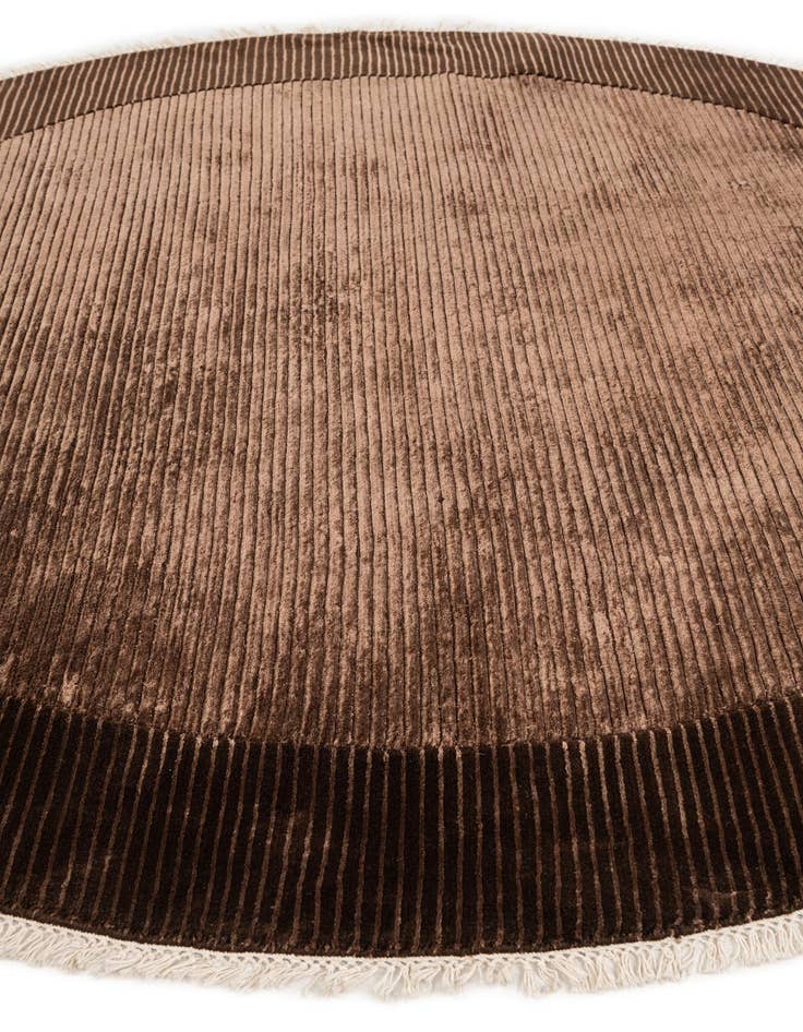 Detail image of  6' 7 x 6' 7  Hand Knotted Darya Wool Round Rug