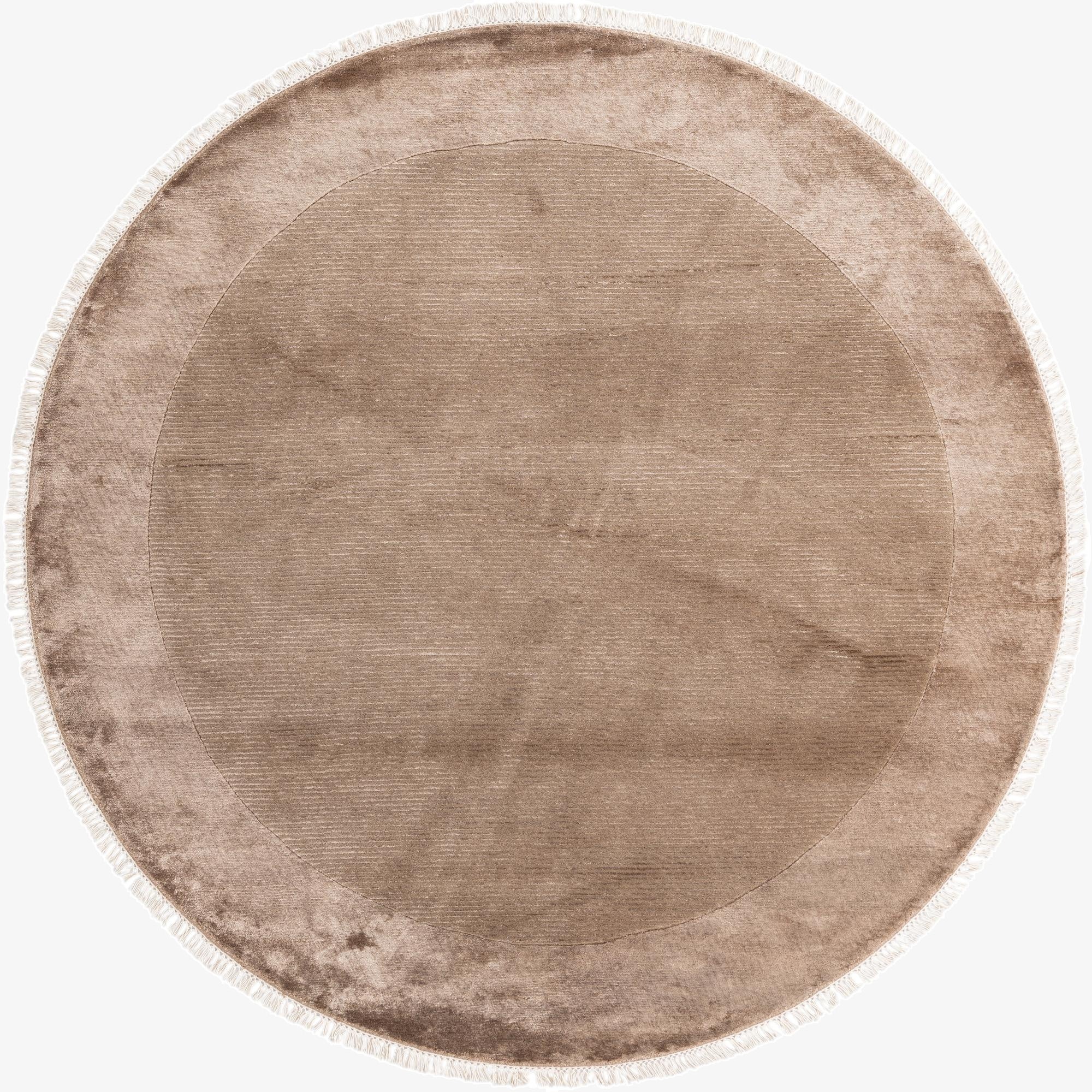  6' 6 x 6' 6  Hand Knotted Darya Wool Round Rug