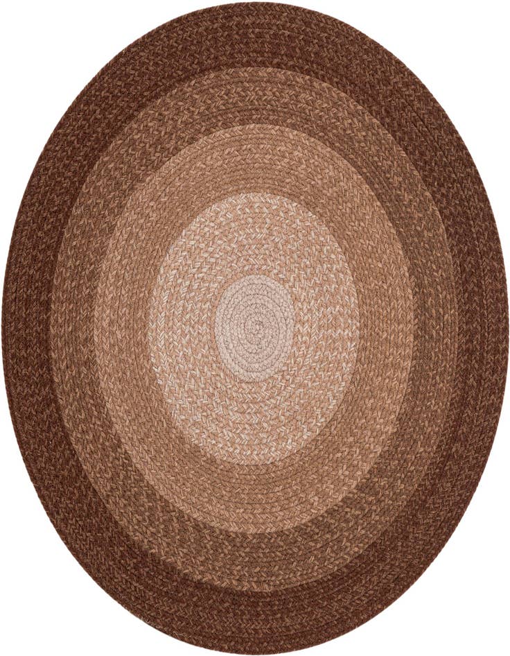 Detail image of  3' 1 x 3' 1  Hand Hand Braided Wool Round Rug