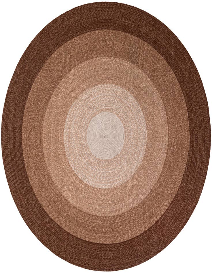 Detail image of  7' 10 x 7' 10 Hand Braided Wool Round Rug
