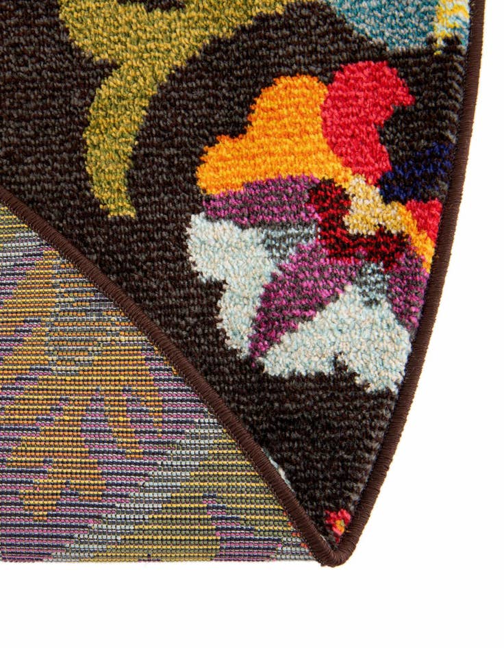 Detail image of  8' x 8'  Washable Hyacinth Round Rug