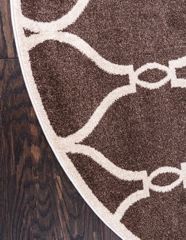 Detail image of  8' x 8' Lattice Round Rug