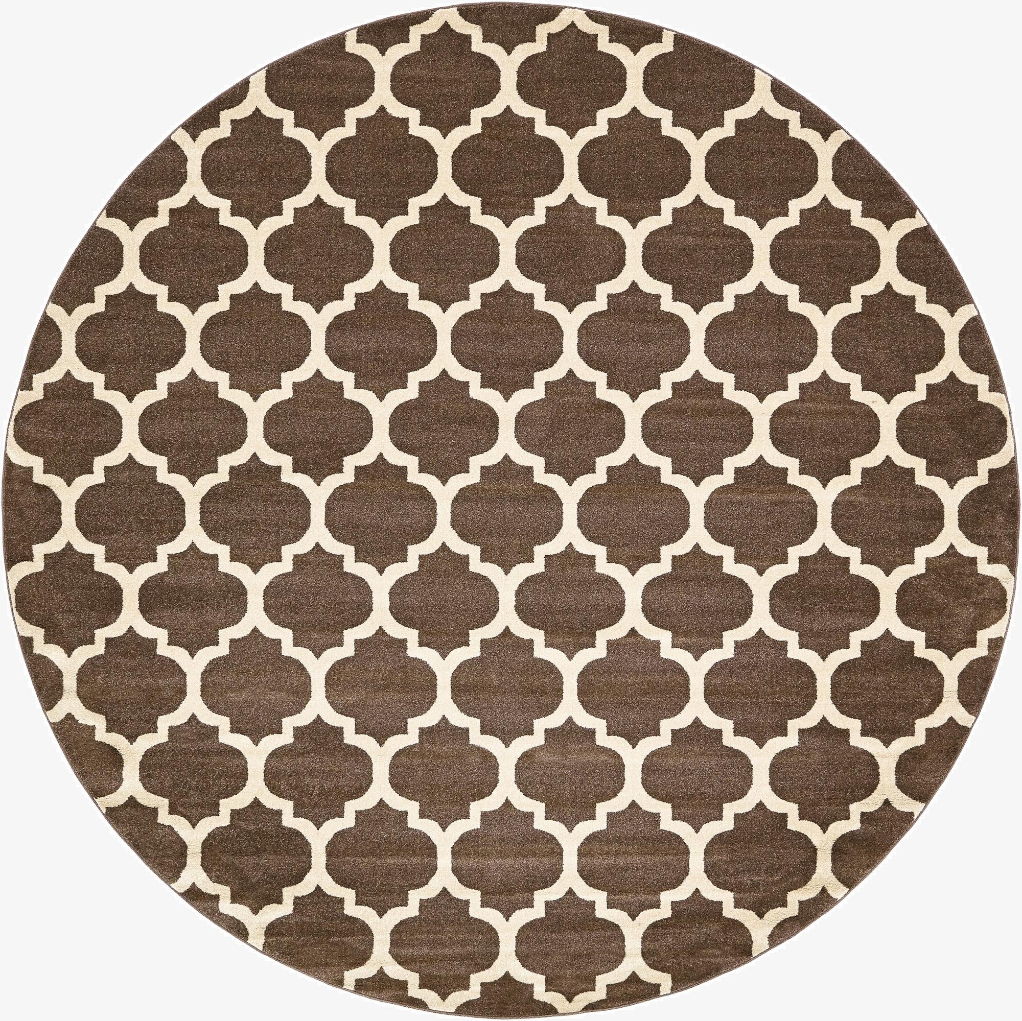  10' x 10' Lattice Round Rug