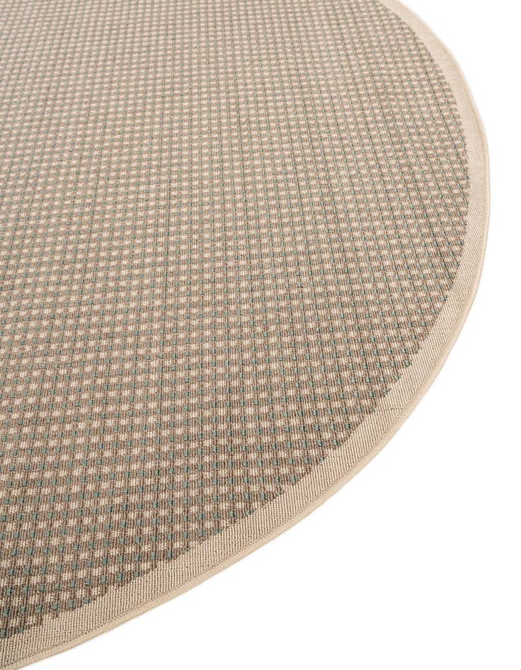 Detail image of  5' x 5'  Washable Border Indoor / Outdoor Round Rug