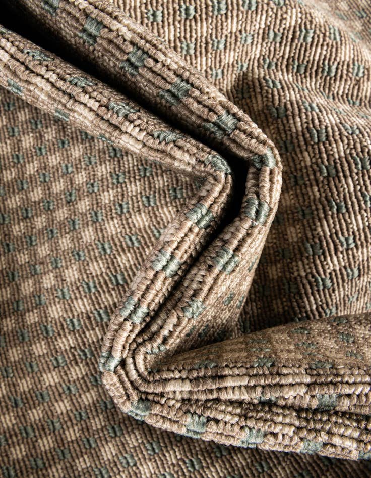 Detail image of  5' x 5'  Washable Border Indoor / Outdoor Round Rug