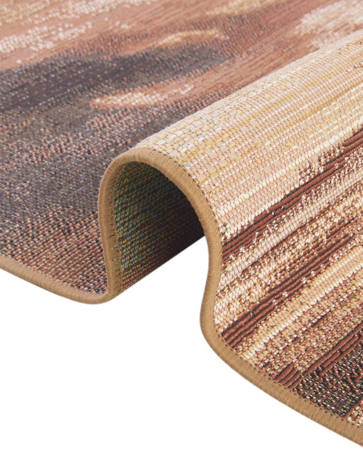 Detail image of  8' x 8'  Washable Modern Indoor / Outdoor Round Rug