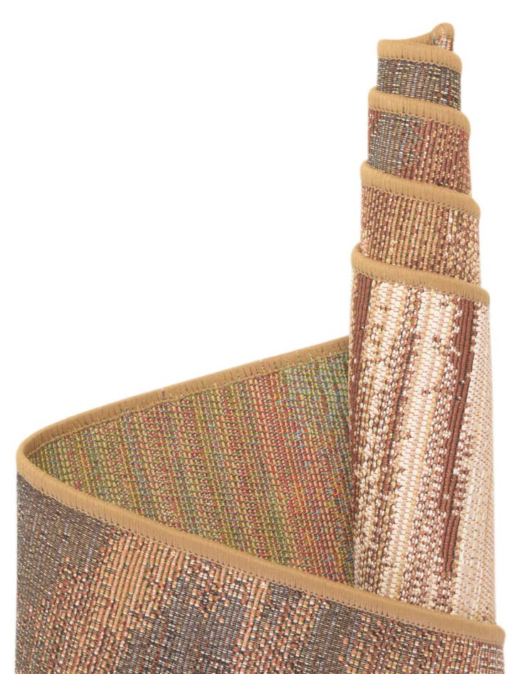 Detail image of  8' x 8'  Washable Modern Indoor / Outdoor Round Rug