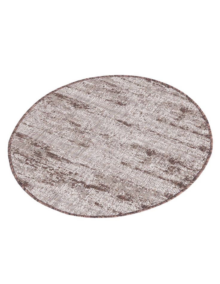 Detail image of  3' x 3'  Washable Modern Indoor / Outdoor Round Rug