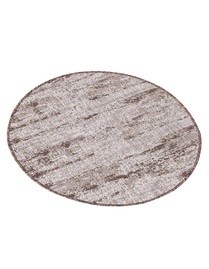 Detail image of  3' x 3'  Washable Modern Indoor / Outdoor Round Rug
