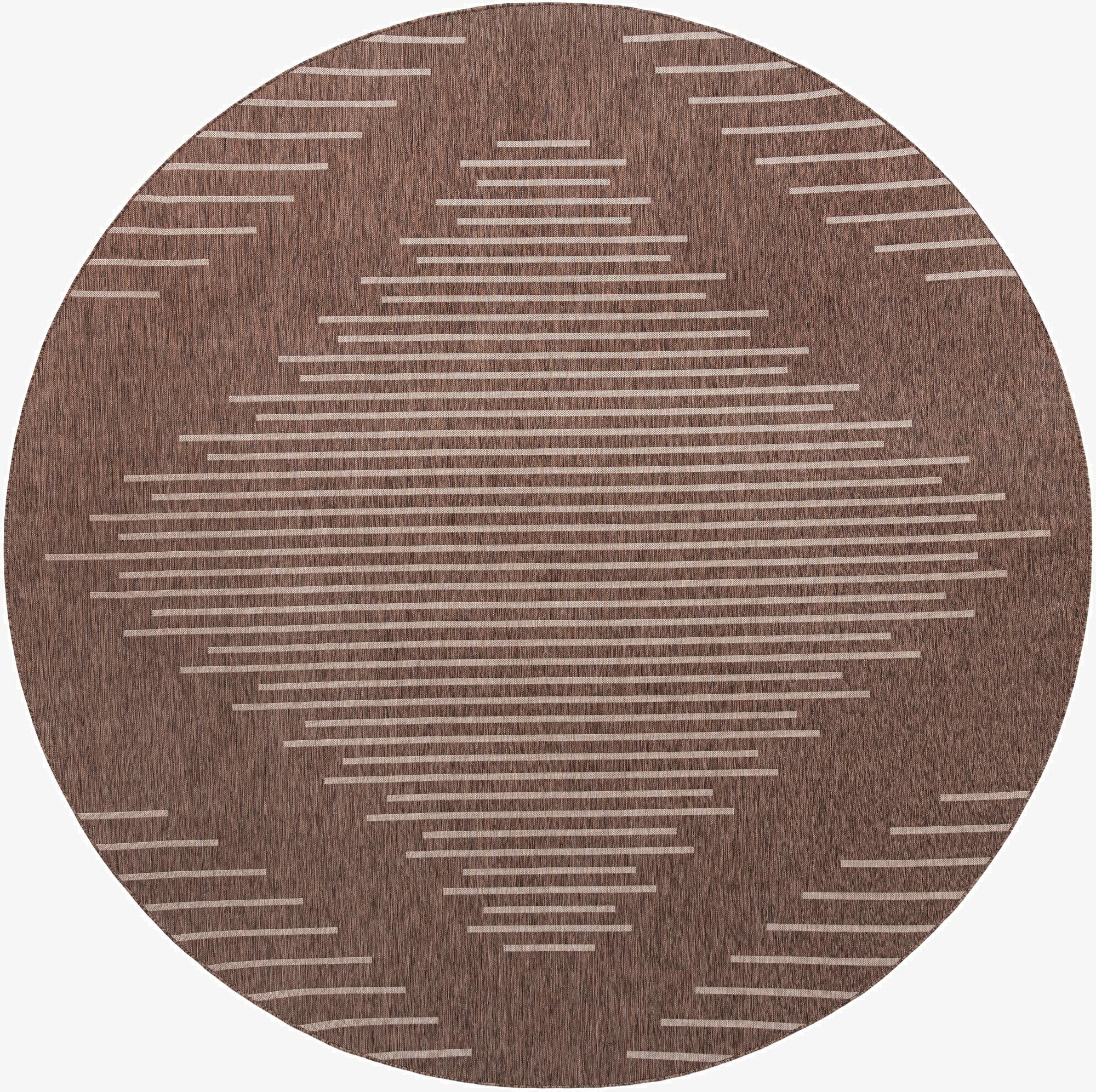  13' x 13'  Washable Modern Indoor / Outdoor Round Rug