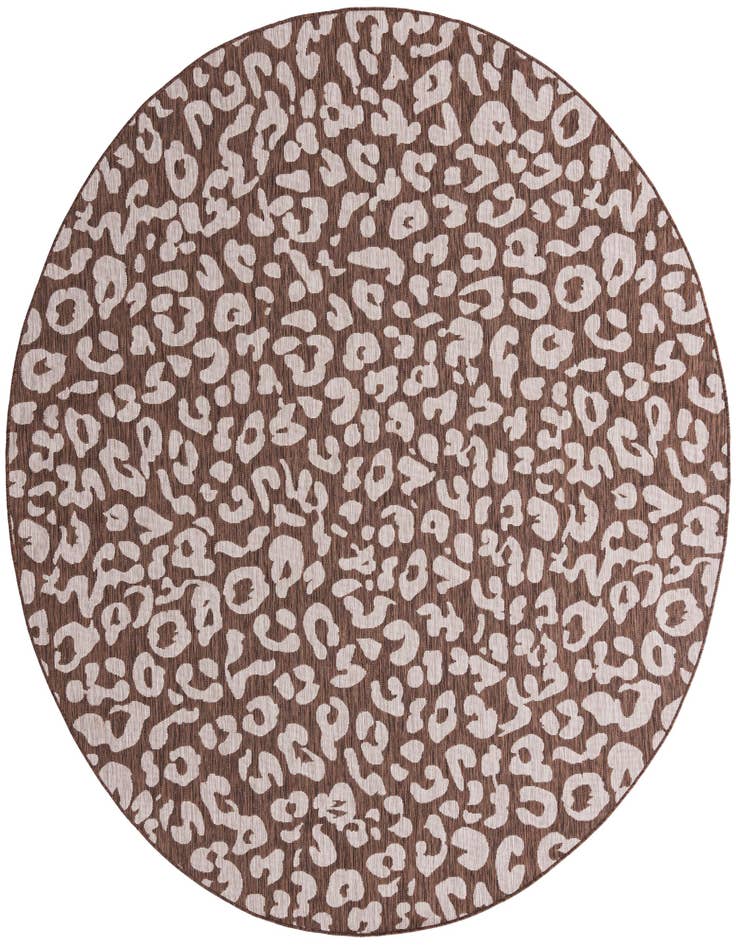 Detail image of  10' x 10'  Washable Safari Indoor / Outdoor Round Rug