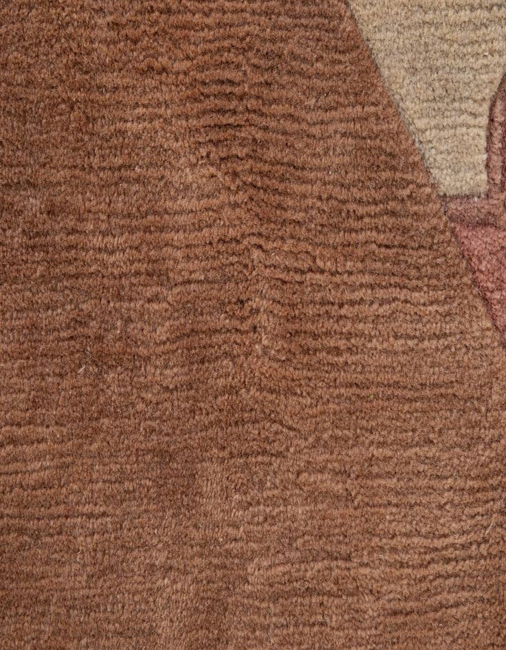 Detail image of  8' x 8' 2  Hand Knotted Tibet Wool Round Rug