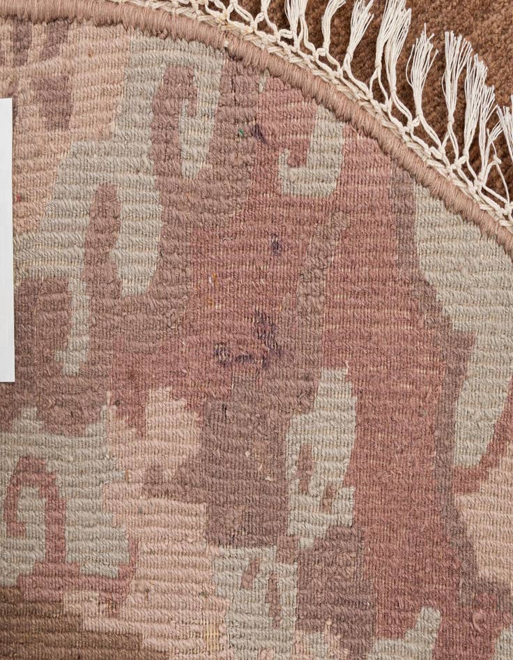 Detail image of  8' x 8' 2  Hand Knotted Tibet Wool Round Rug