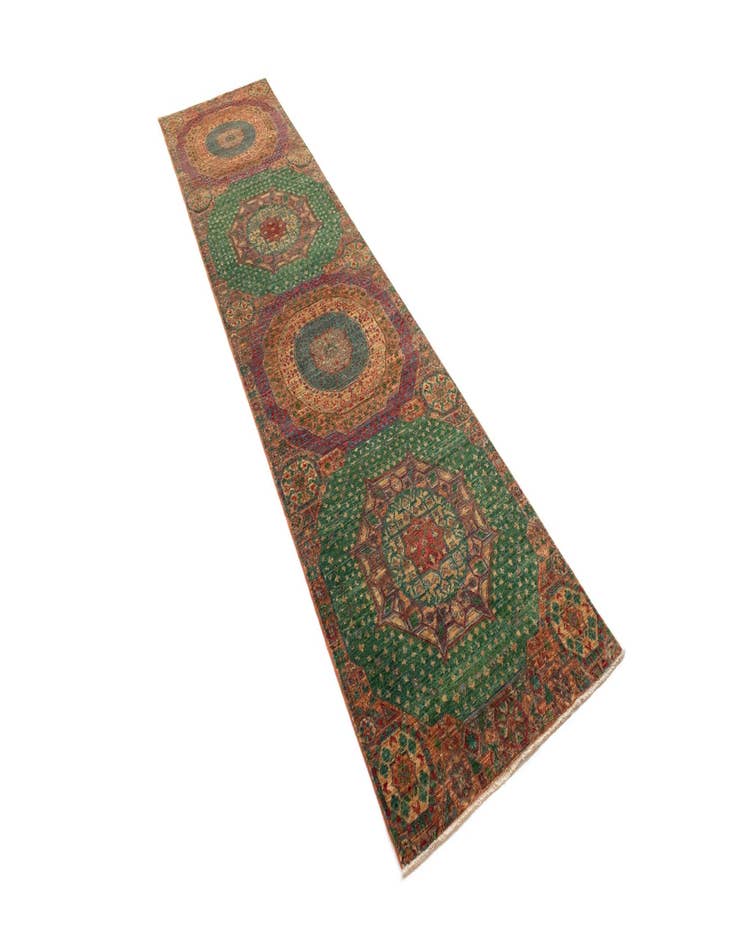 Detail image of  2' 6 x 10' 6 Amina Wool Runner Rug