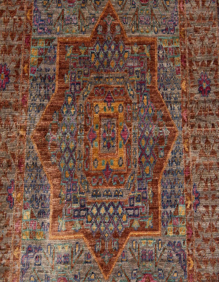 Detail image of  2' 7 x 12' 10 Amina Wool Runner Rug