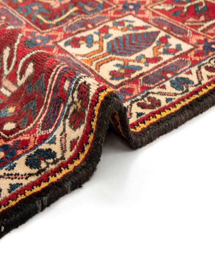 Detail image of  5' 3 x 10' 10  Hand Knotted Bachtiar Persian Wool Runner Rug