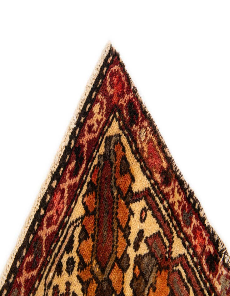 Detail image of  5' 2 x 10'  Hand Knotted Bakhtiar Persian Wool Runner Rug