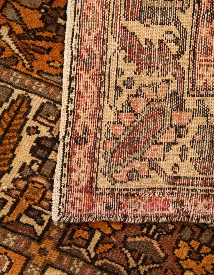 Detail image of  5' 2 x 10'  Hand Knotted Bakhtiar Persian Wool Runner Rug