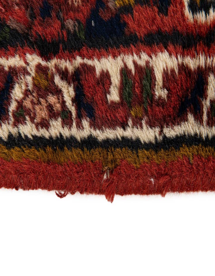 Detail image of  3' x 11' 8  Hand Knotted Bakhtiar Oriental Wool Runner Rug
