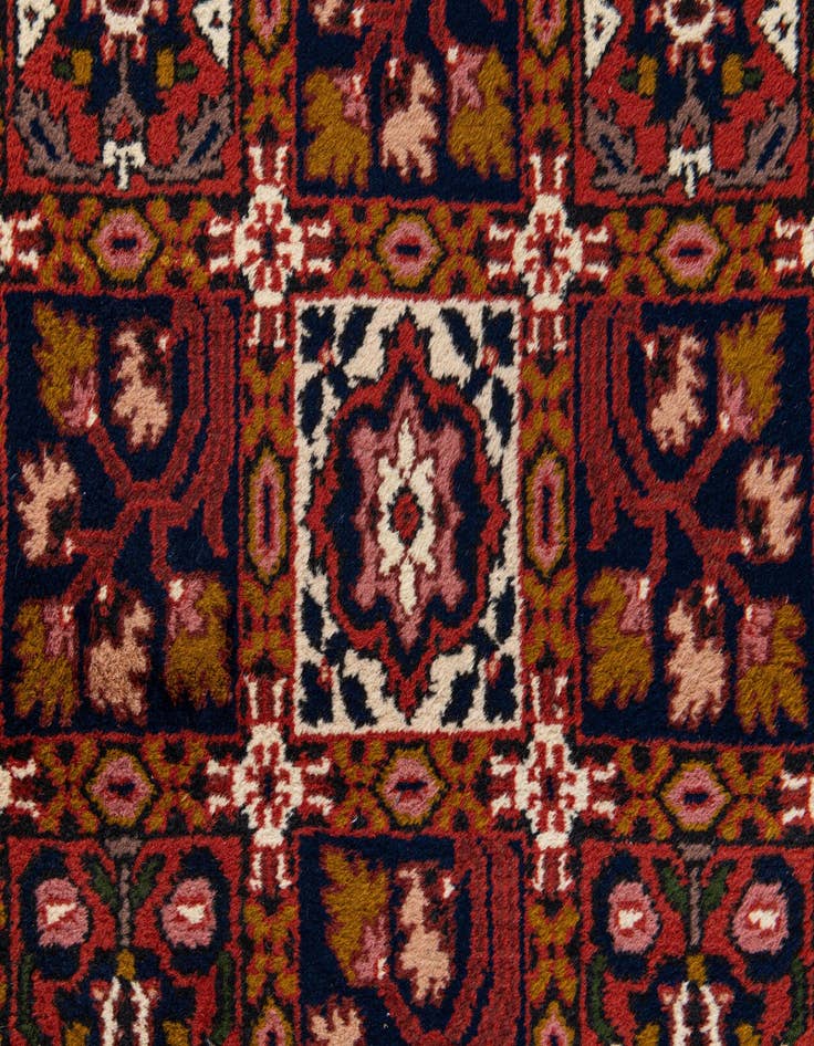 Detail image of  3' x 11' 8  Hand Knotted Bakhtiar Oriental Wool Runner Rug