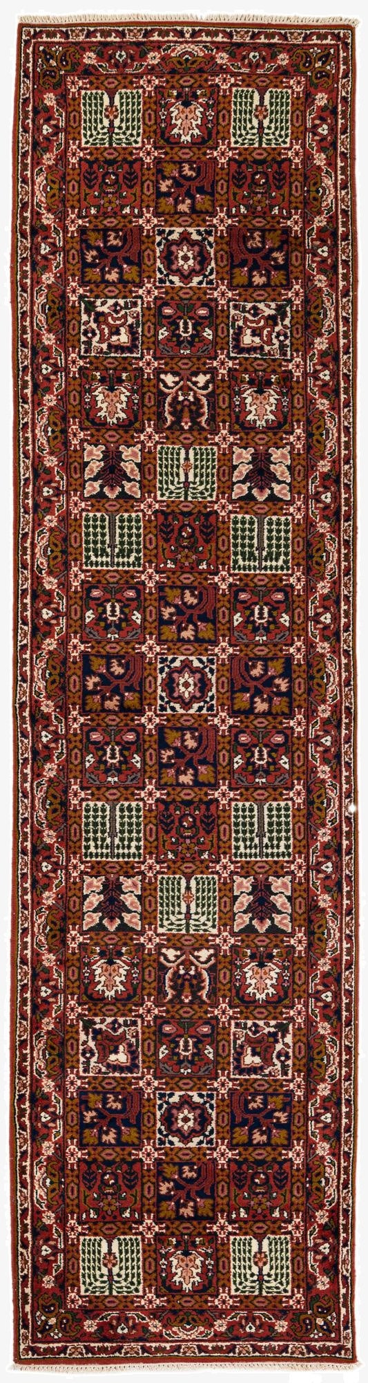 3' x 11' 8  Hand Knotted Bakhtiar Oriental Wool Runner Rug