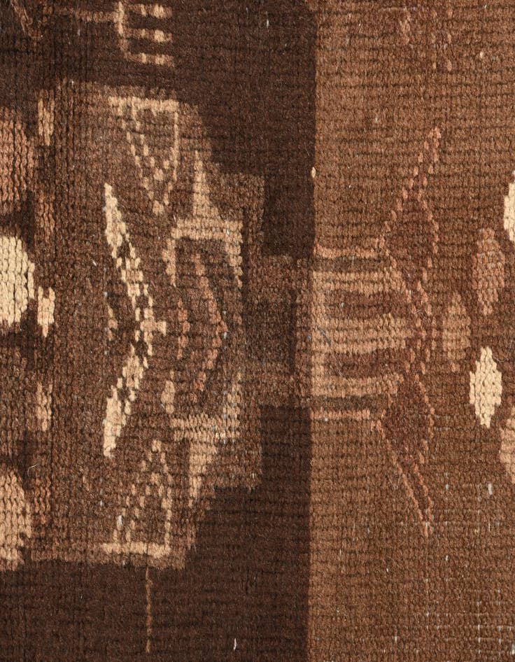 Detail image of  3' 9 x 7' 4  Hand Knotted Balouch Persian Wool Runner Rug
