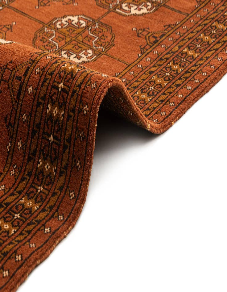 Detail image of  3' 4 x 6' 8  Hand Knotted Bokhara Wool Runner Rug