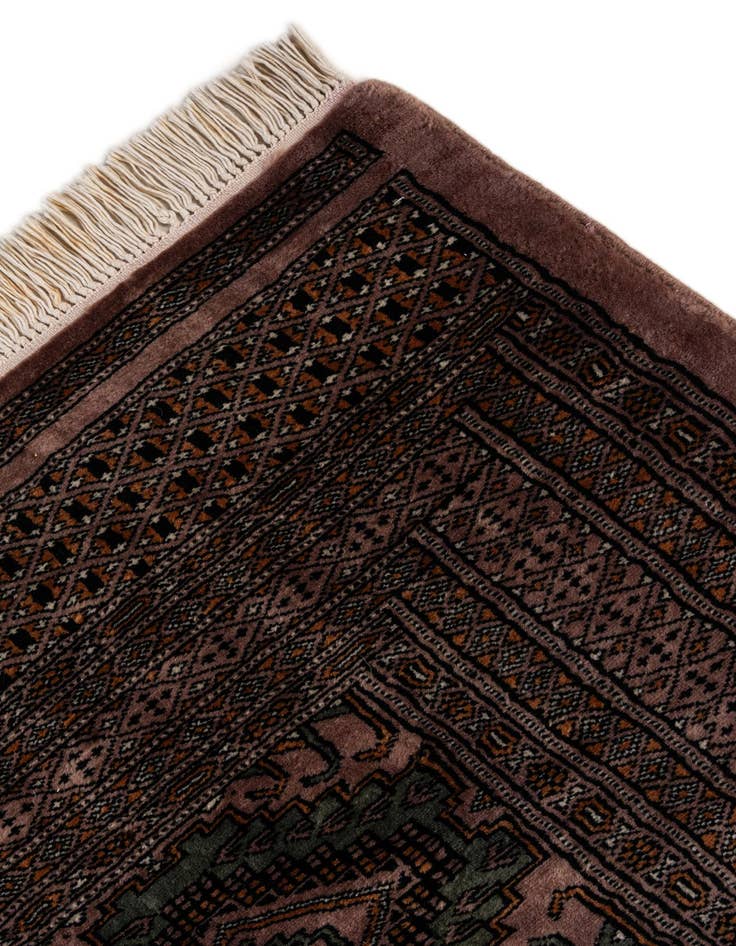 Detail image of  2' 7 x 11' 9  Hand Knotted Bokhara Oriental Wool Runner Rug