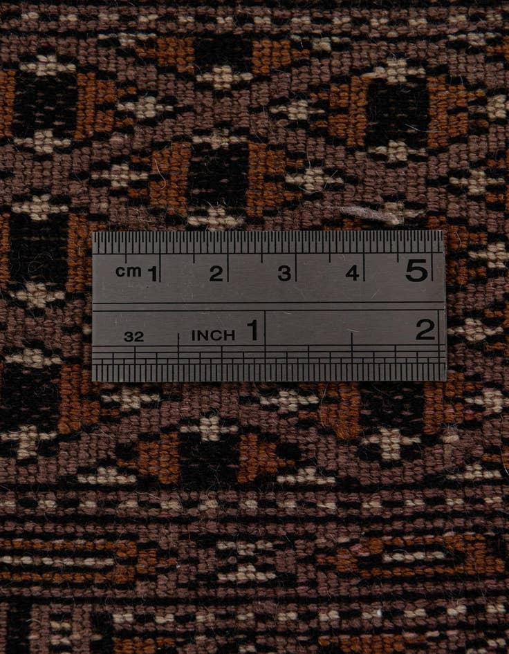 Detail image of  2' 7 x 11' 9  Hand Knotted Bokhara Oriental Wool Runner Rug