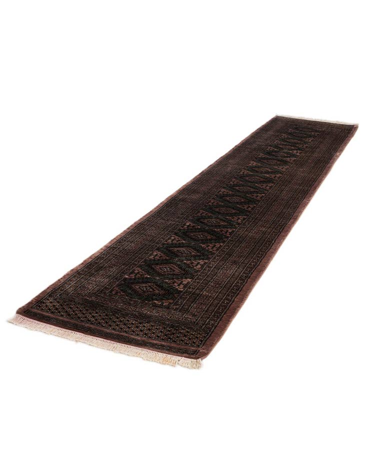 Detail image of  2' 7 x 11' 9  Hand Knotted Bokhara Oriental Wool Runner Rug