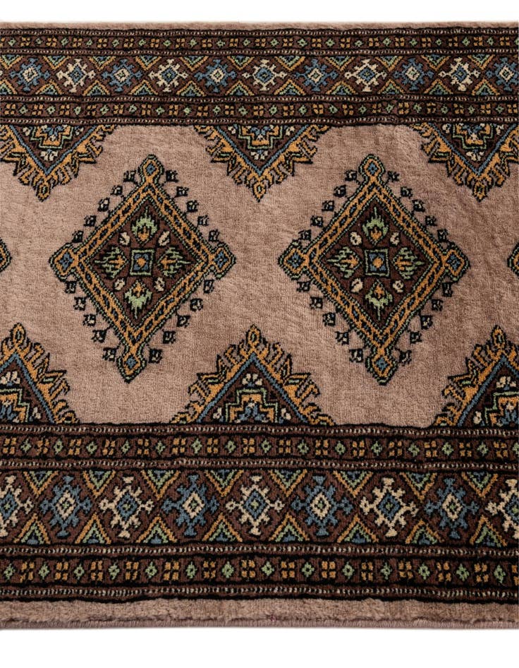 Detail image of  2' 6 x 11' 10  Hand Knotted Bokhara Wool Runner Rug