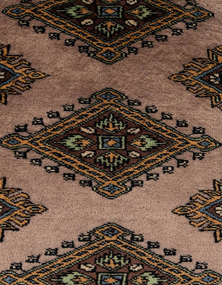 Detail image of  2' 6 x 11' 10  Hand Knotted Bokhara Wool Runner Rug