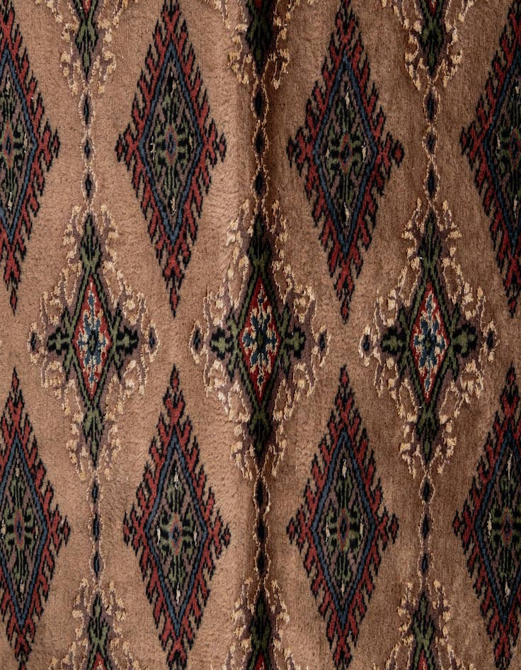 Detail image of  2' x 6' 1  Hand Knotted Bokhara Oriental Runner Rug