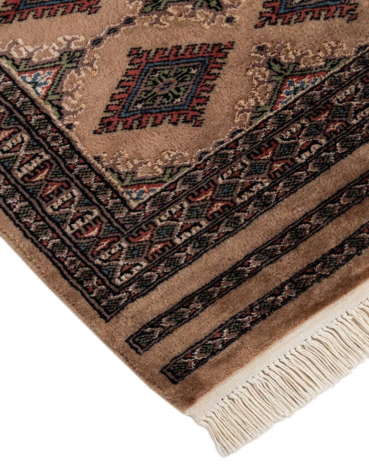 Detail image of  2' x 6' 1  Hand Knotted Bokhara Oriental Runner Rug