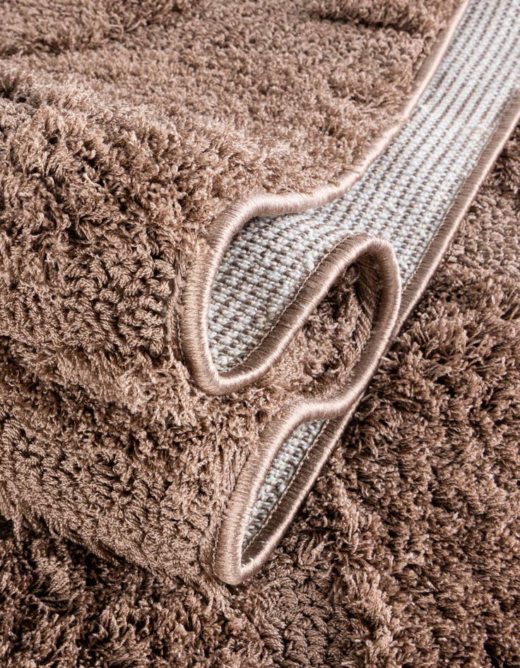 Detail image of  2' 7 x 10' Botanical Shag Runner Rug