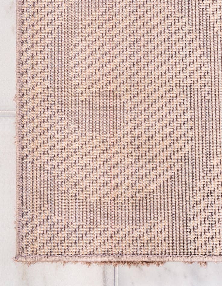 Detail image of  2' 7 x 10' Botanical Shag Runner Rug