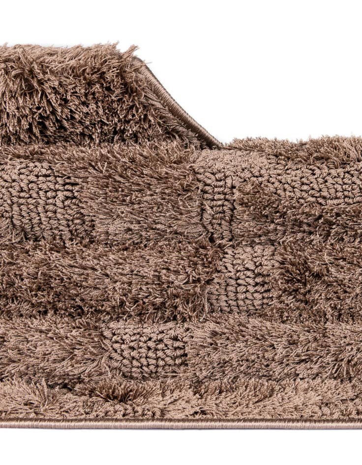 Detail image of  2' 7 x 10' Botanical Shag Runner Rug