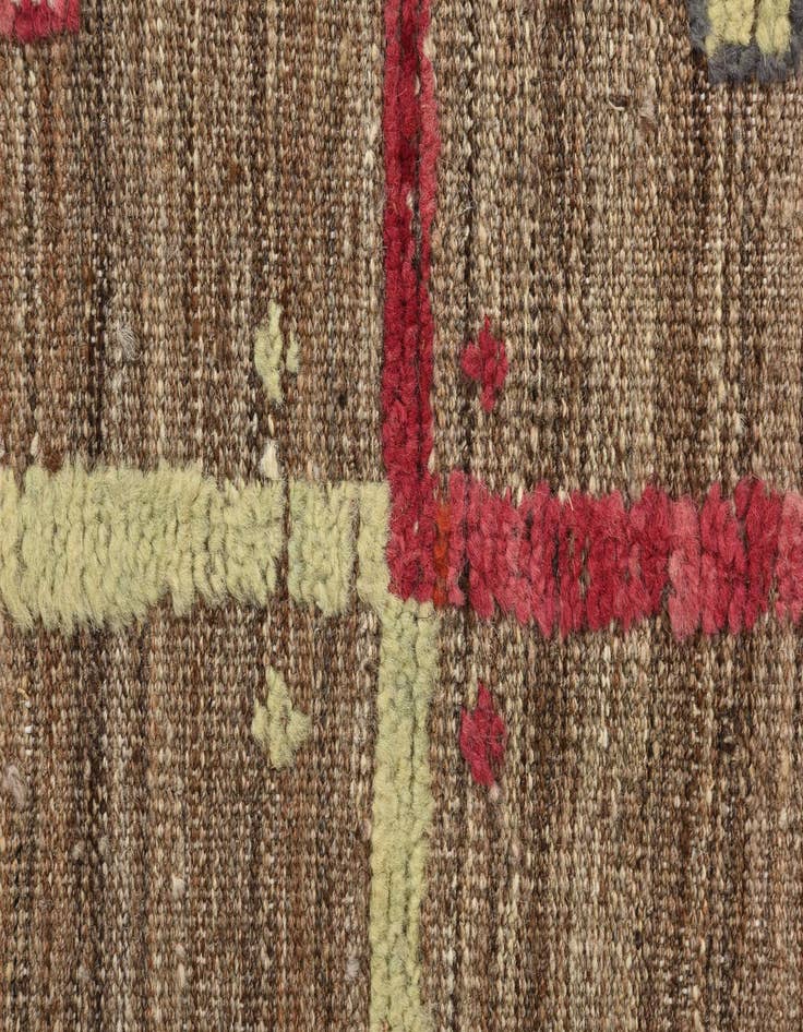 Detail image of  2' 4 x 10'  Hand Knotted Darya Wool Runner Rug