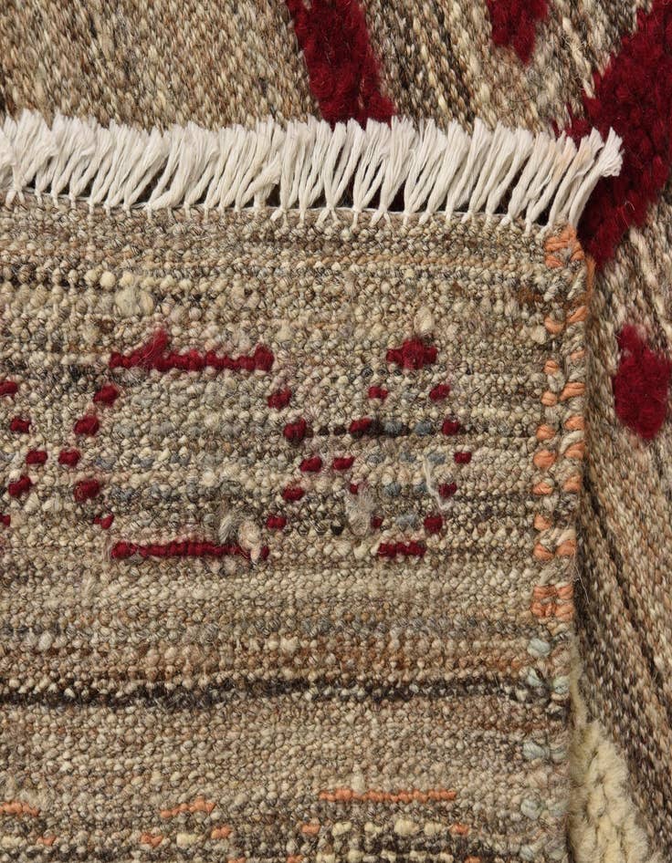 Detail image of  2' 4 x 10'  Hand Knotted Darya Wool Runner Rug