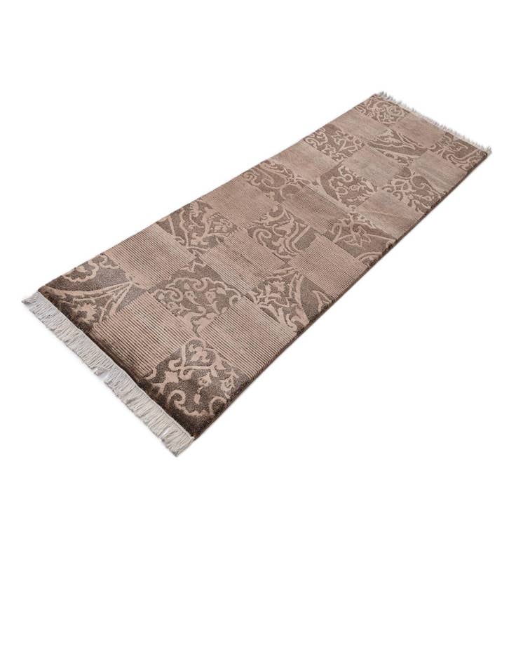 Detail image of  2' 9 x 9' 10  Hand Knotted Darya Wool Runner Rug